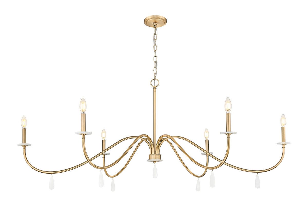 Lustre Toussant Or moderne, 63" – vue 5