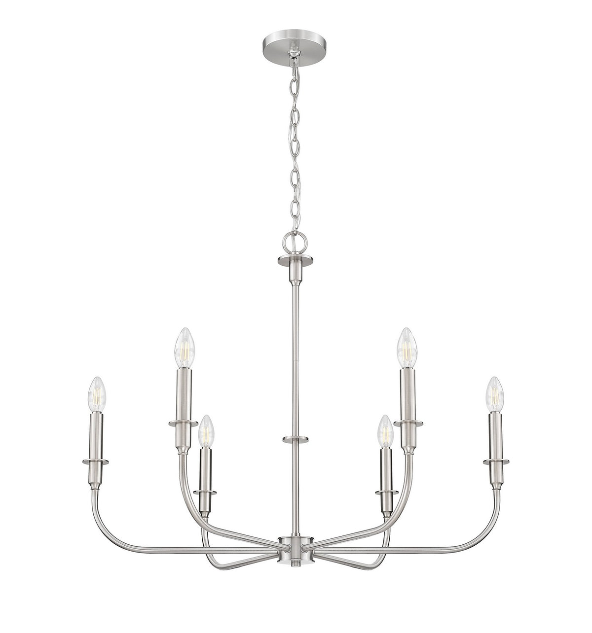 Lustre Tova Nickel brossé, 36 1/2" – vue 4
