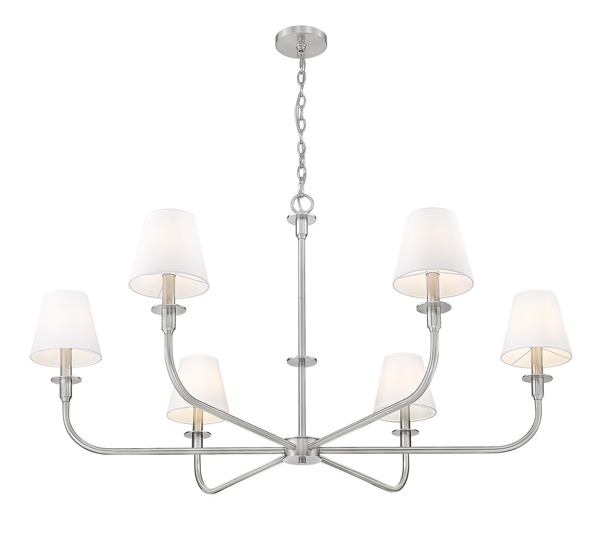 Lustre Tova Nickel brossé, 48 3/4" – vue 3