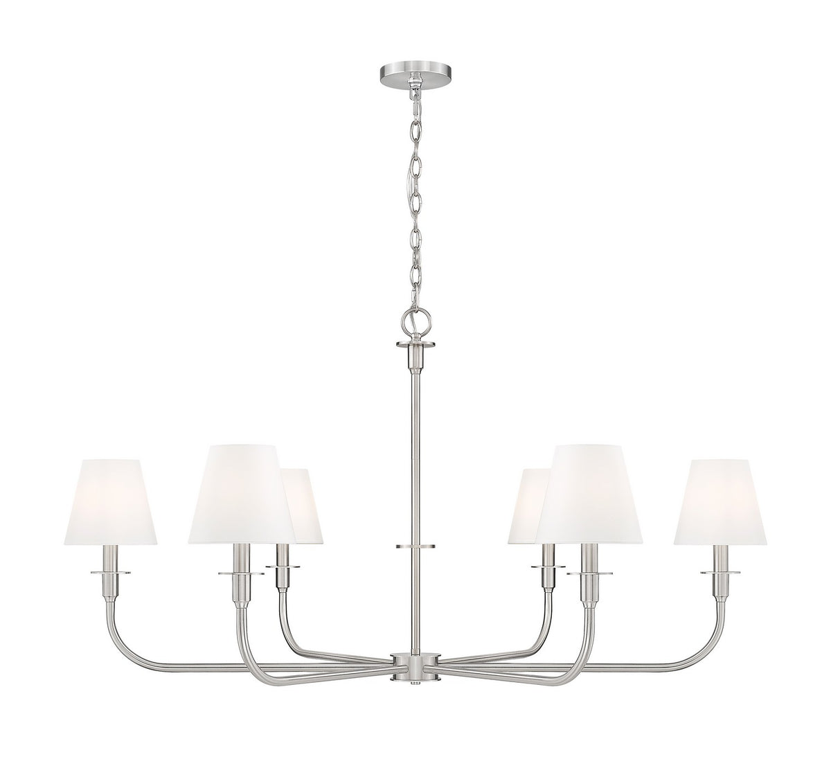 Lustre Tova Nickel brossé, 48 3/4" – Z-Lite