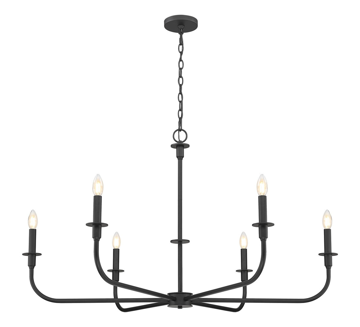 Lustre Tova Noir mat, 48 3/4" – vue 2