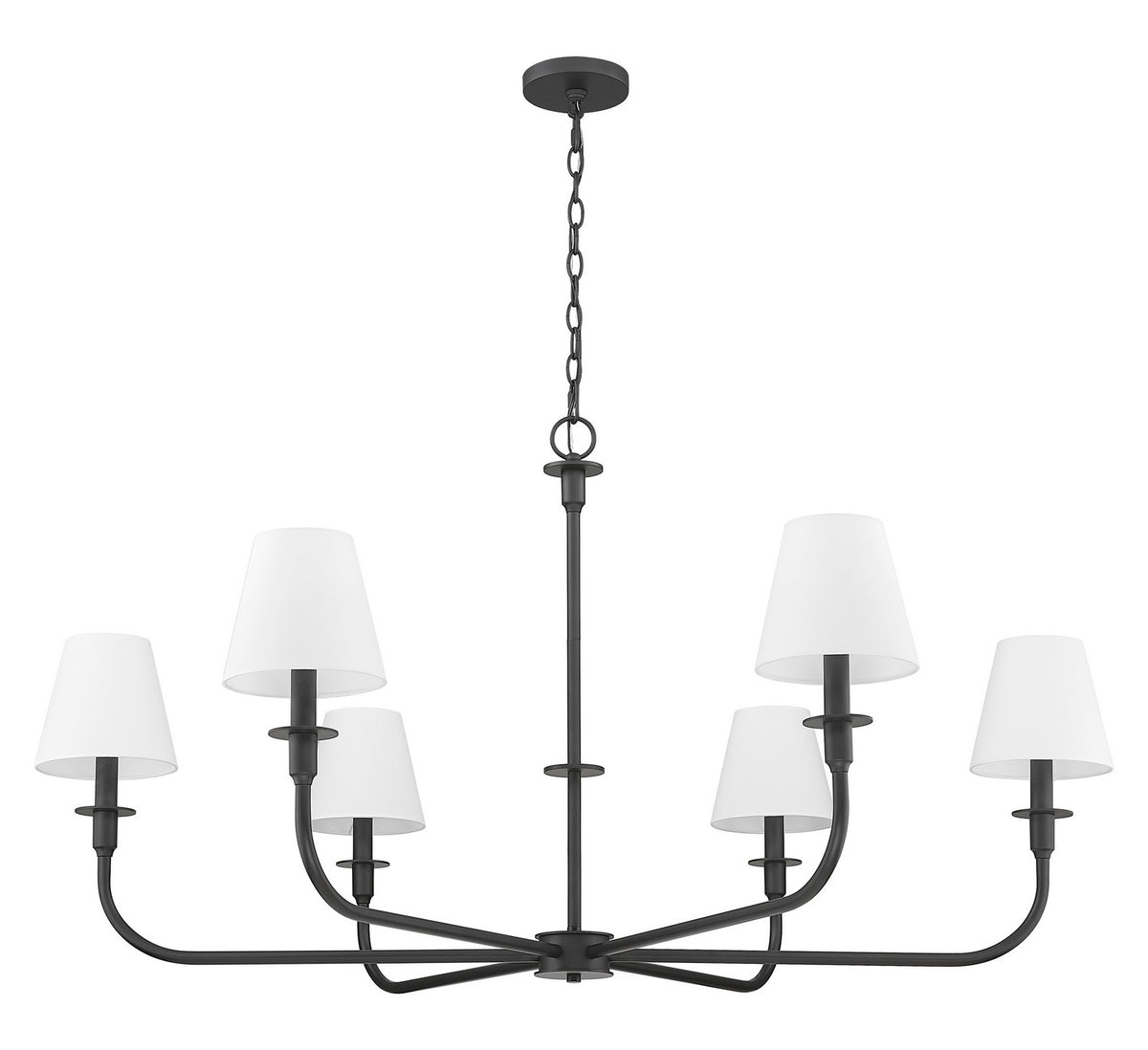 Lustre Tova Noir mat, 48 3/4" – vue 4