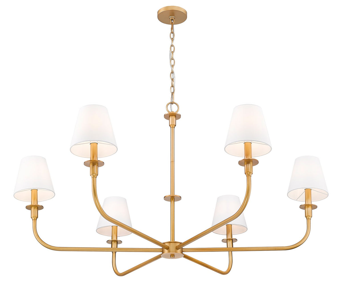 Lustre Tova Laiton frotté, 48 3/4" – vue 5