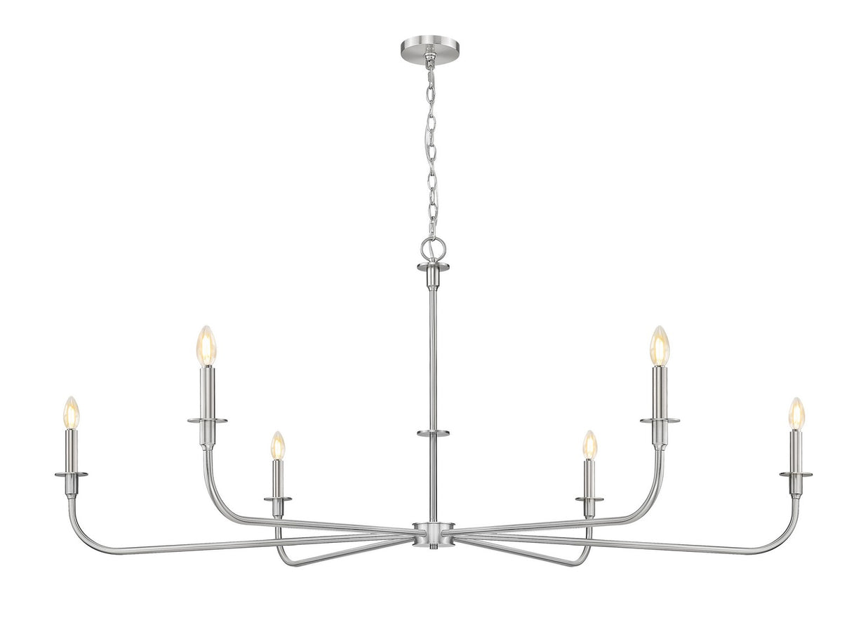 Lustre Tova Nickel brossé, 65 3/4" – vue 2