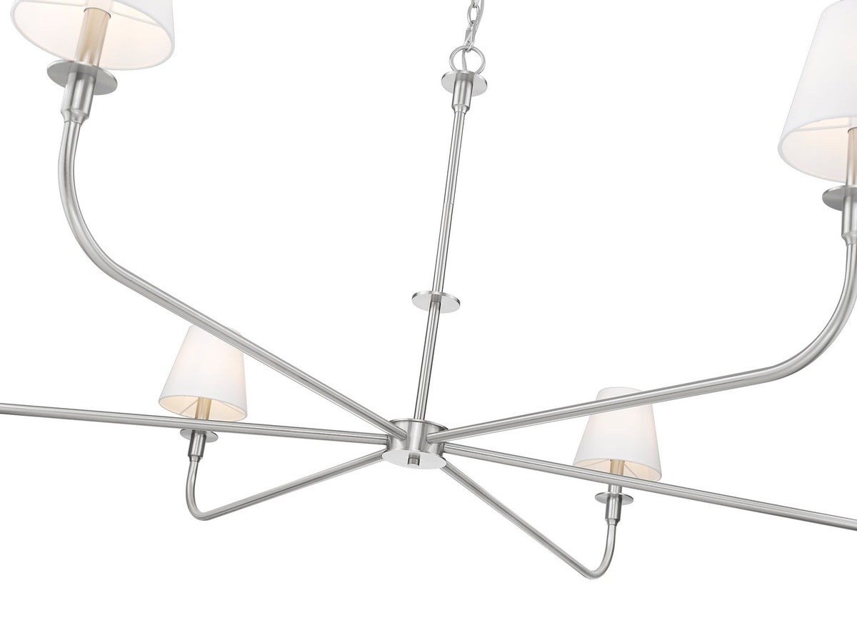 Lustre Tova Nickel brossé, 65 3/4" – vue 4