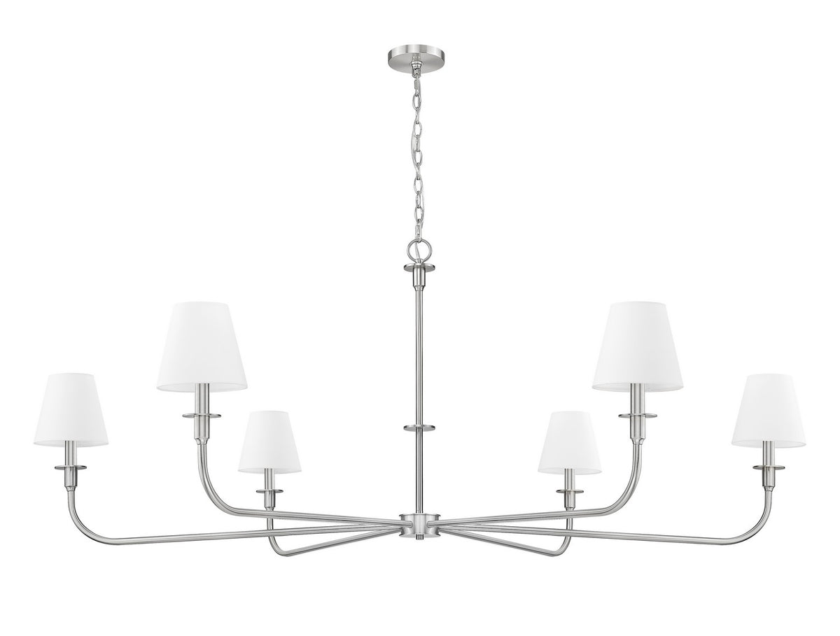 Lustre Tova Nickel brossé, 65 3/4" – vue 5