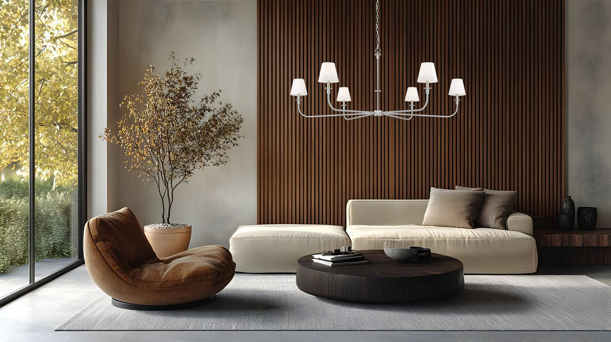 Lustre Tova Nickel brossé, 65 3/4" – vue 7