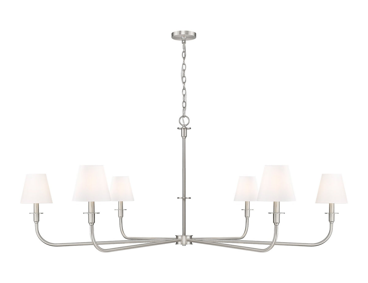 Lustre Tova Nickel brossé, 65 3/4" – Z-Lite