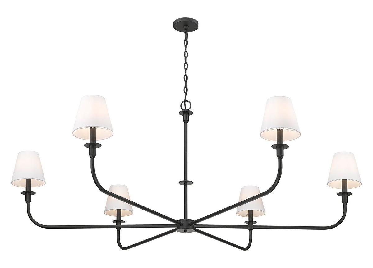 Lustre Tova Noir mat, 65 3/4" – vue 4