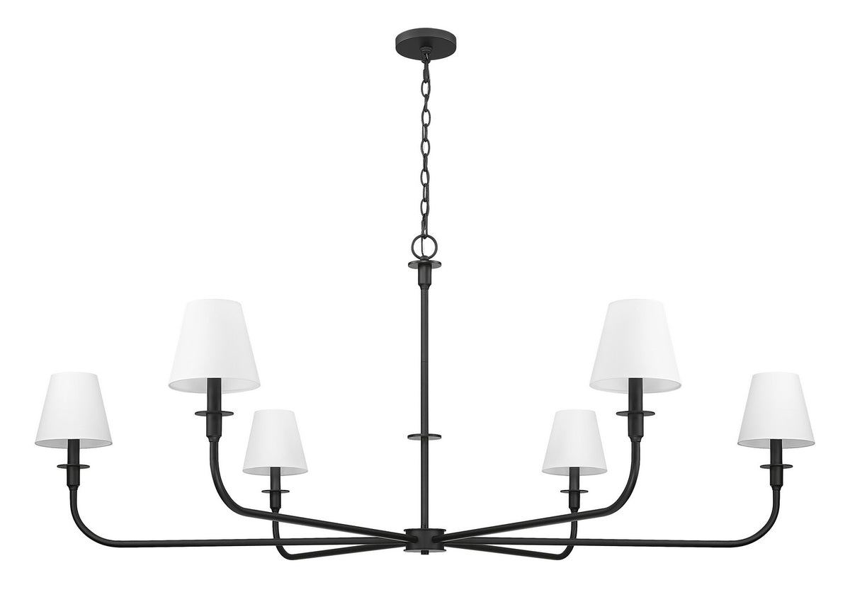 Lustre Tova Noir mat, 65 3/4" – vue 5