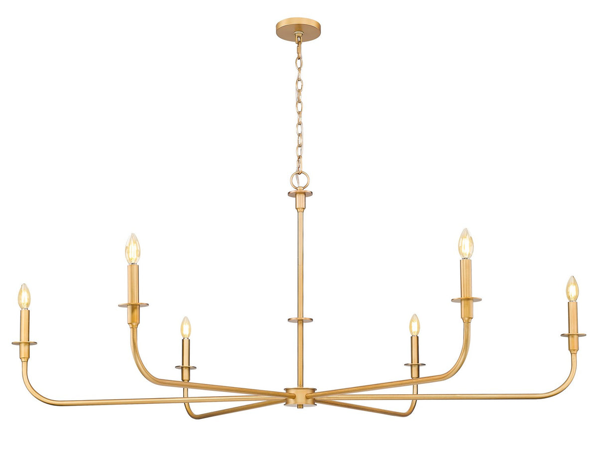 Lustre Tova Laiton frotté, 65 3/4" – vue 2