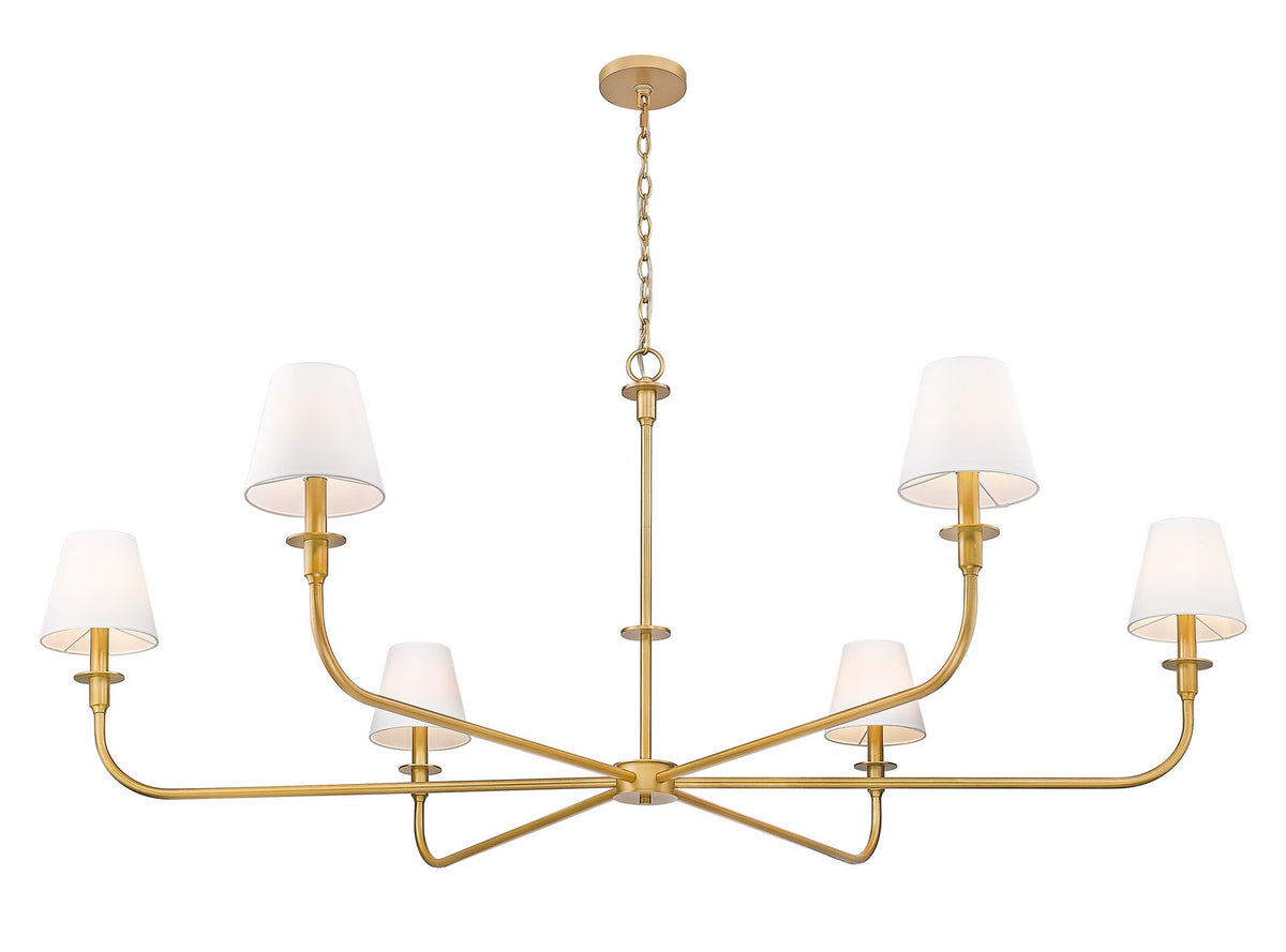 Lustre Tova Laiton frotté, 65 3/4" – vue 4