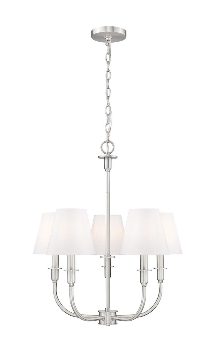 Lustre Tova - Nickel brossé 22 1/2" by Z-Lite | Luminaires & cie