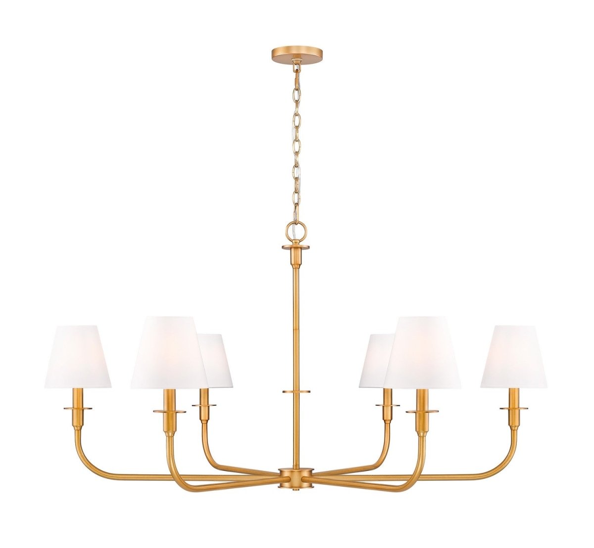Lustre Tova - Laiton frotté 48 3/4" by Z-Lite | Luminaires & cie