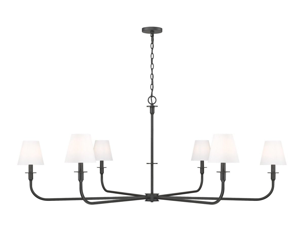 Lustre Tova - Noir mat 65 3/4" by Z-Lite | Luminaires & cie