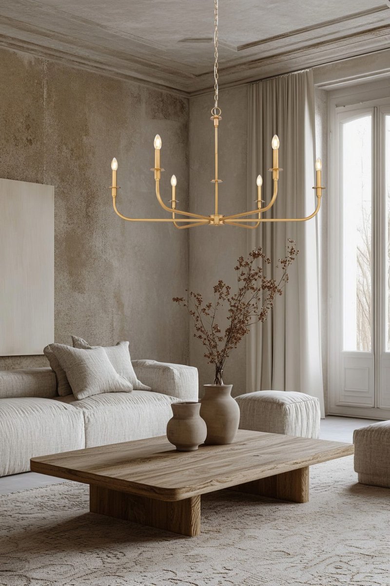 Lustre Tova - Laiton frotté 65 3/4" by Z-Lite | Luminaires & cie