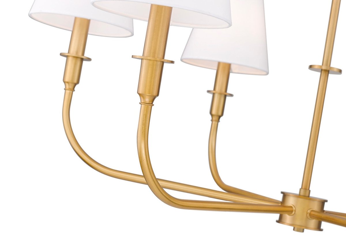 Lustre Tova - Laiton frotté 65 3/4" by Z-Lite | Luminaires & cie