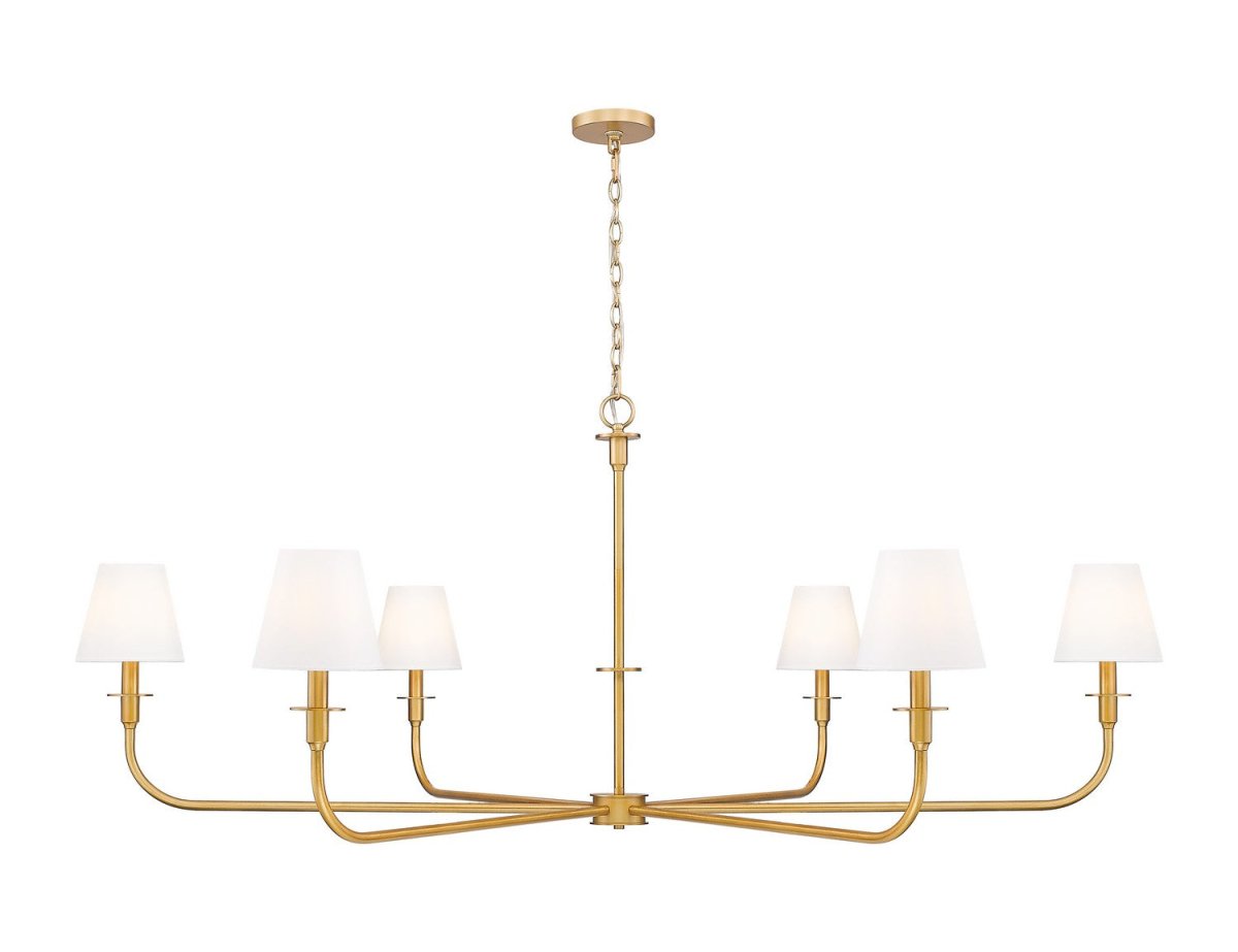Lustre Tova - Laiton frotté 65 3/4" by Z-Lite | Luminaires & cie