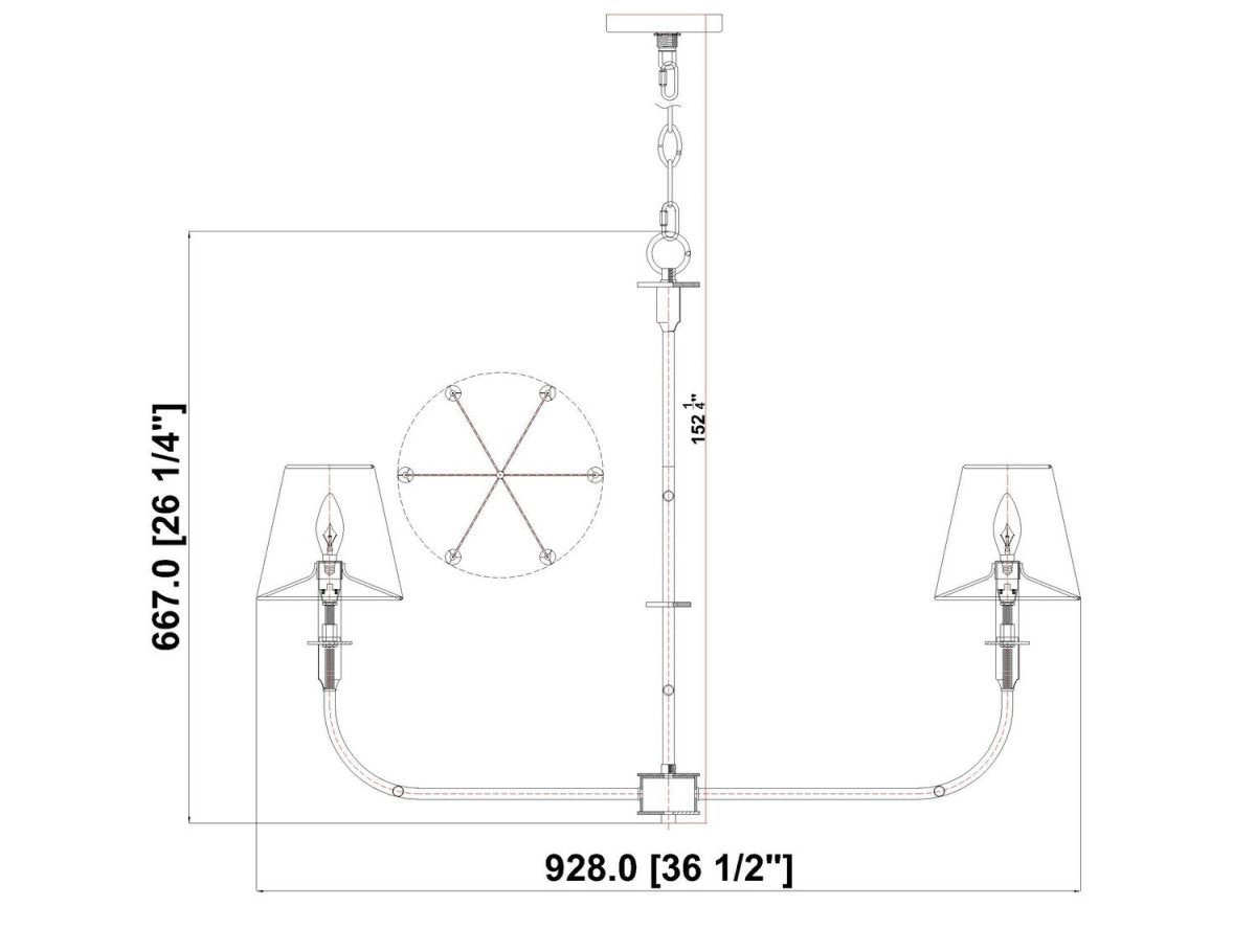 Lustre Tova - Laiton frotté 65 3/4" by Z-Lite | Luminaires & cie