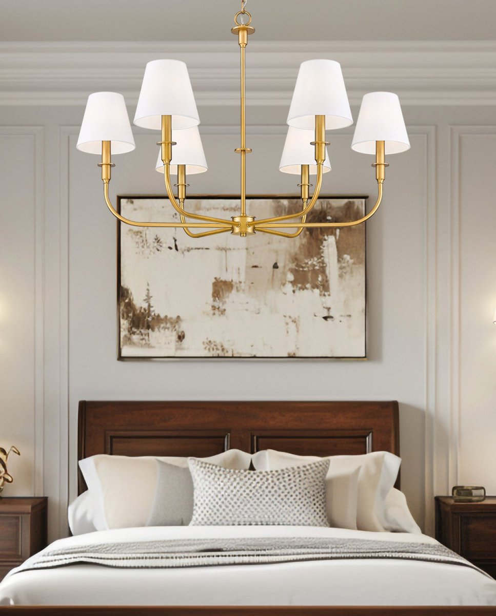 Lustre Tova - Laiton frotté 65 3/4" by Z-Lite | Luminaires & cie