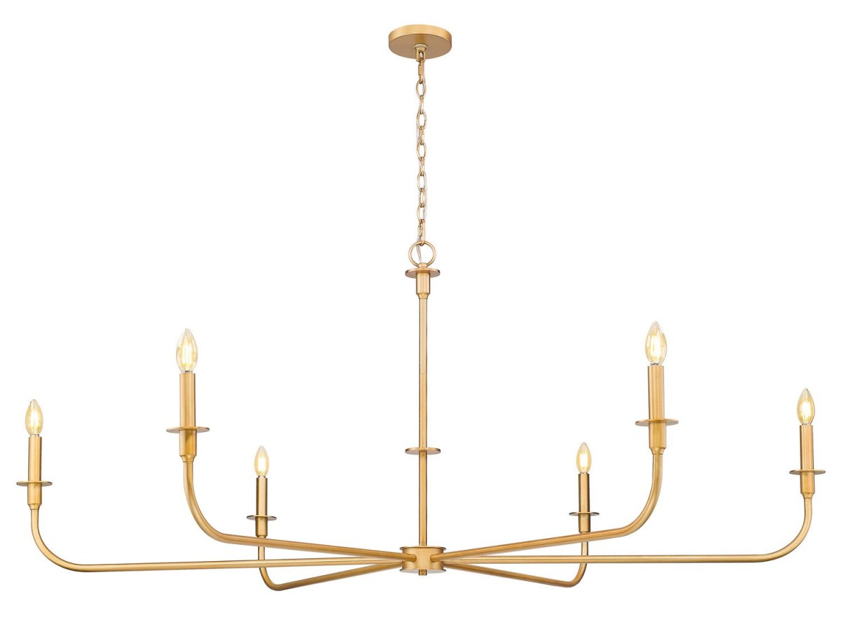 Lustre Tova - Laiton frotté 65 3/4" by Z-Lite | Luminaires & cie