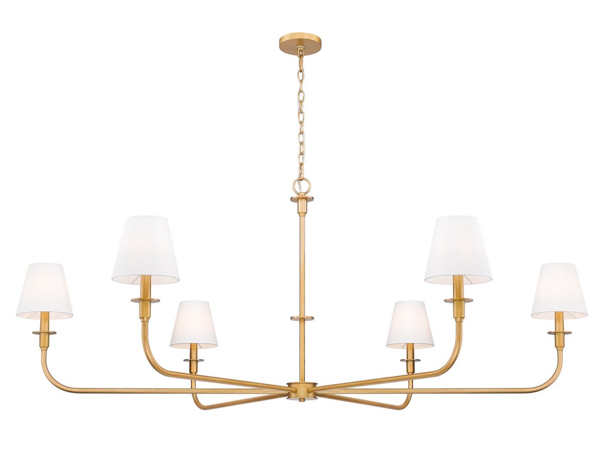 Lustre Tova - Laiton frotté 65 3/4" by Z-Lite | Luminaires & cie