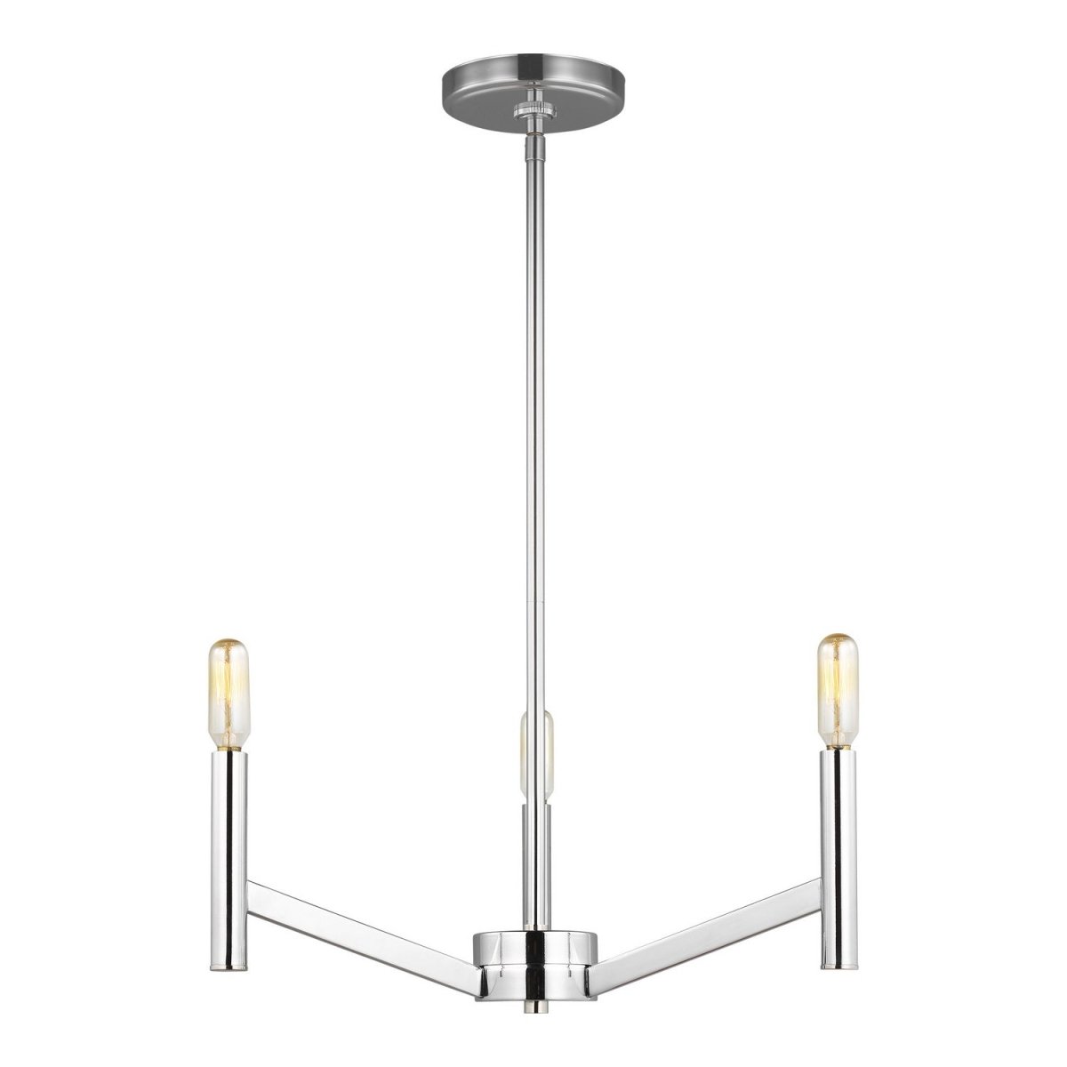 Lustre Vector - Chrome 18" by Visual Comfort Studio | Luminaires & cie