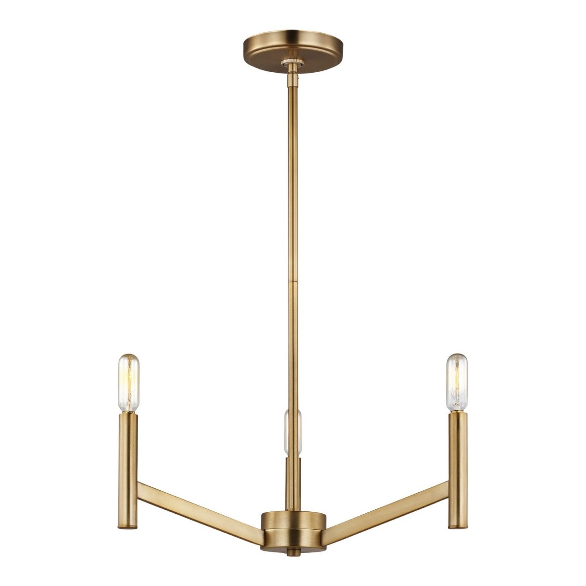 Lustre Vector - Laiton satiné 18" by Visual Comfort Studio | Luminaires & cie