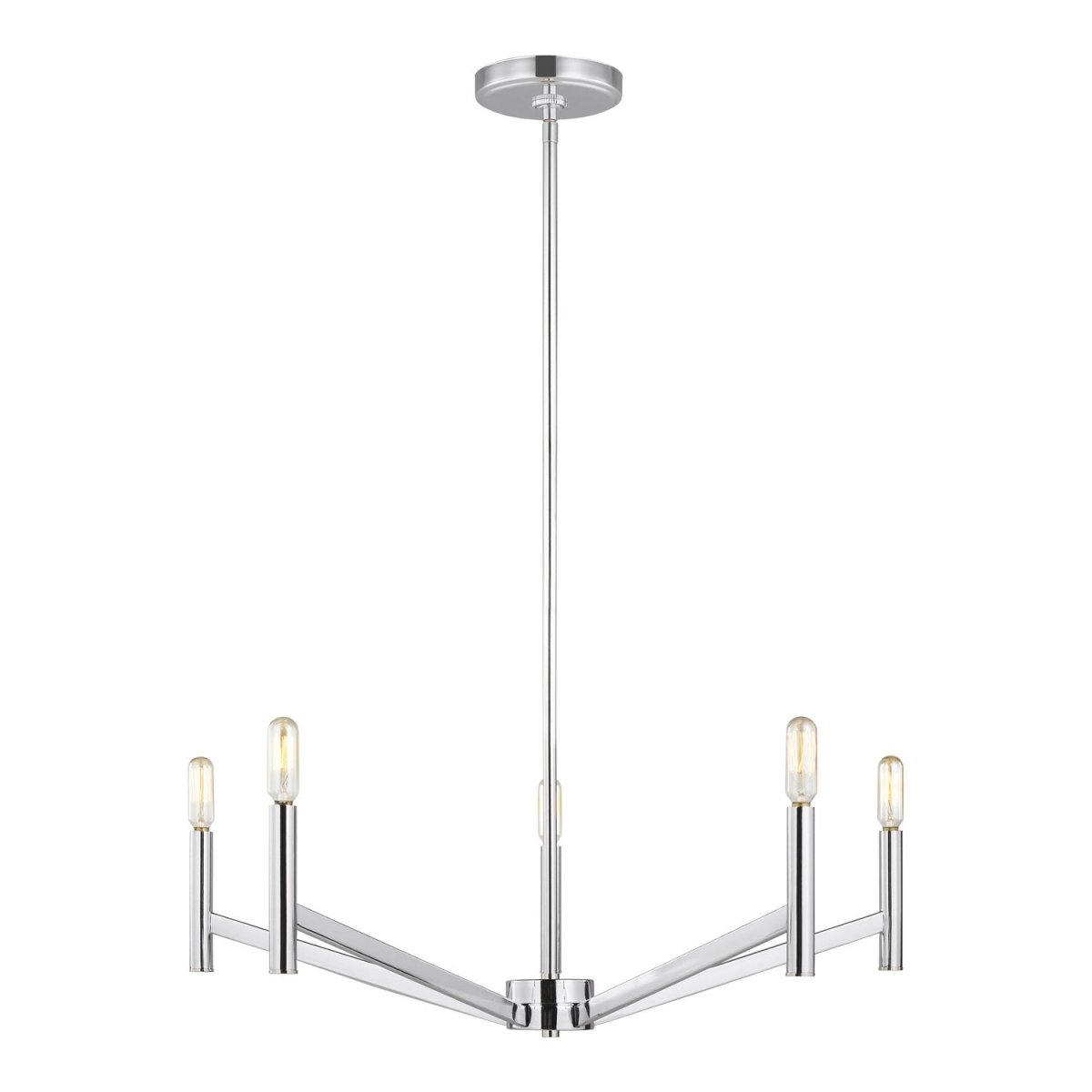 Lustre Vector - Chrome 28" by Visual Comfort Studio | Luminaires & cie
