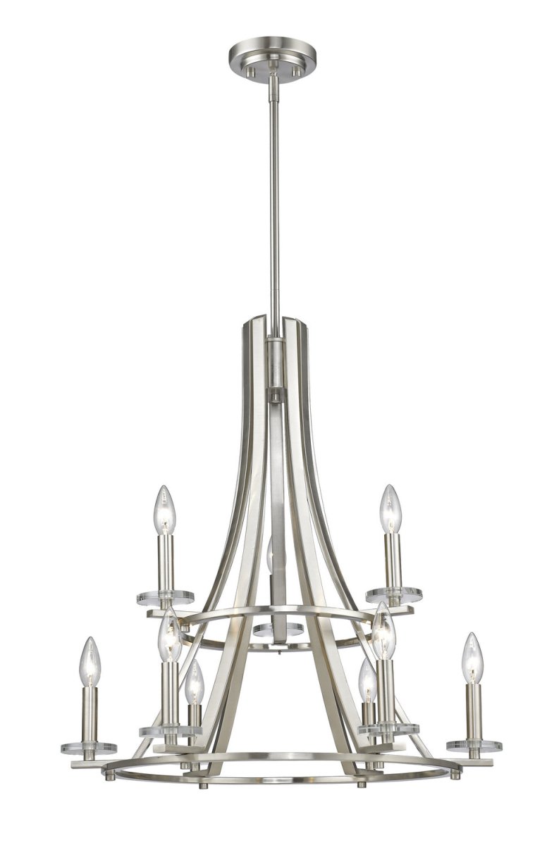Lustre Verona - Nickel brossé by Z-Lite | Luminaires & cie
