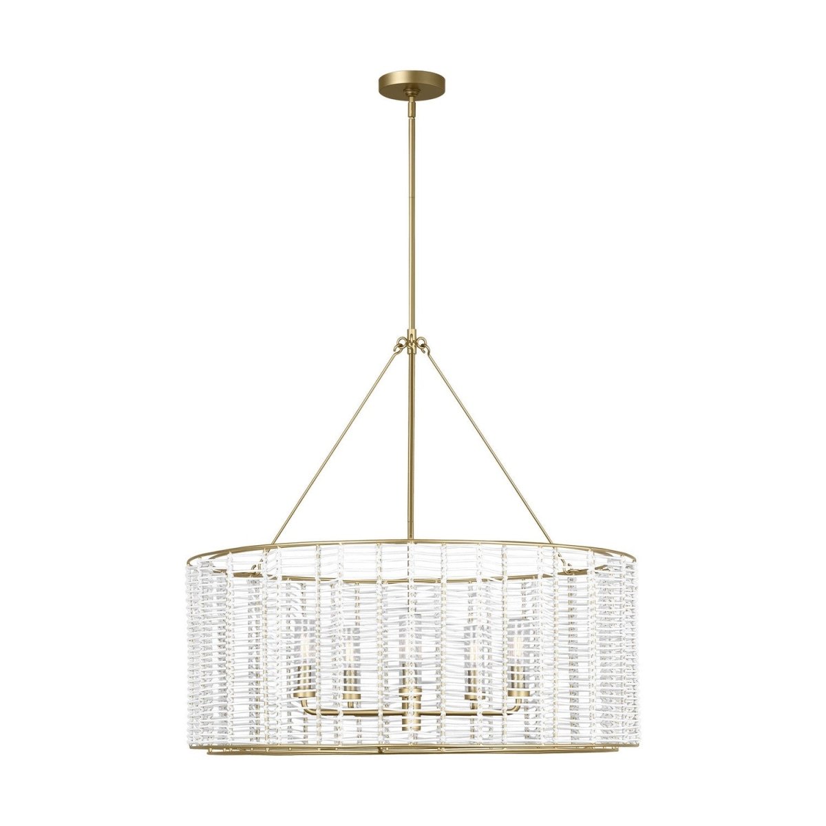 Lustre Winslow - Laiton pulvérisé 35 3/4" by Visual Comfort Studio | Luminaires & cie