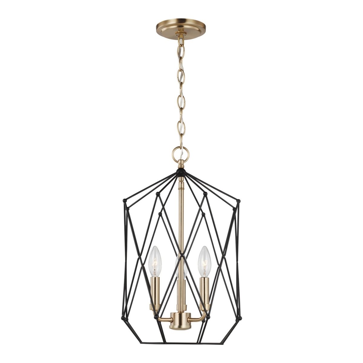 Lustre Zarra - Laiton satiné 12" by Visual Comfort Studio | Luminaires & cie