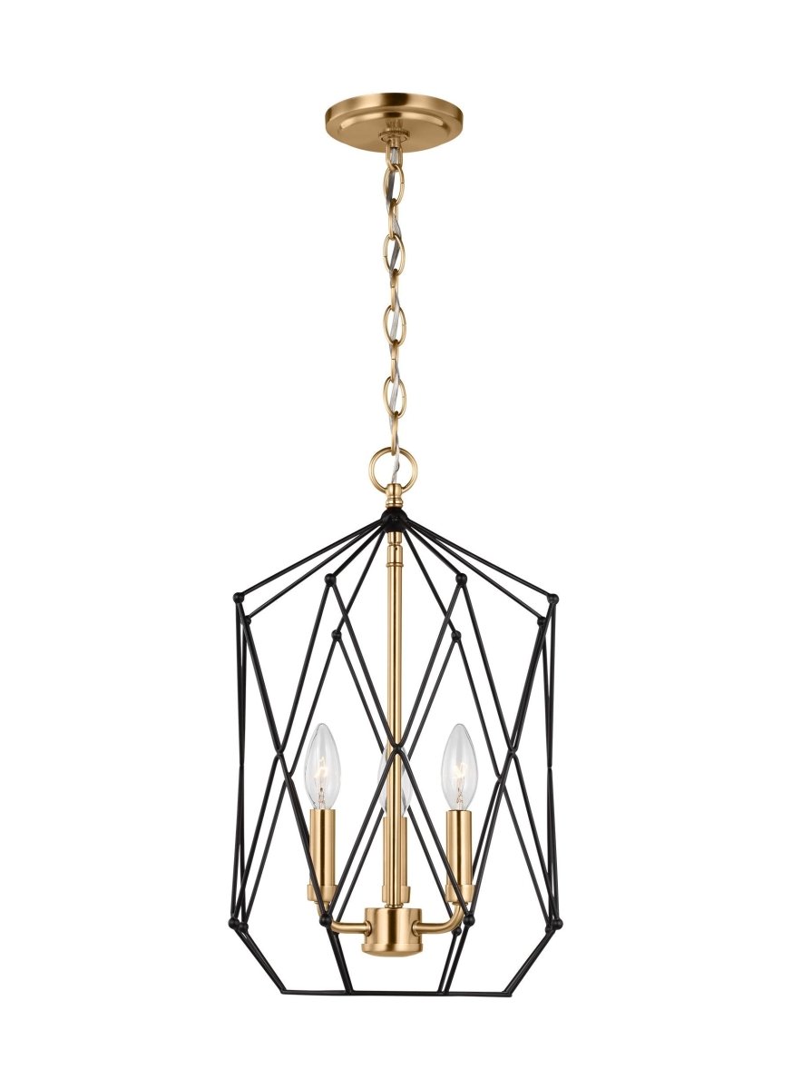 Lustre Zarra - Laiton satiné 23" by Visual Comfort Studio | Luminaires & cie