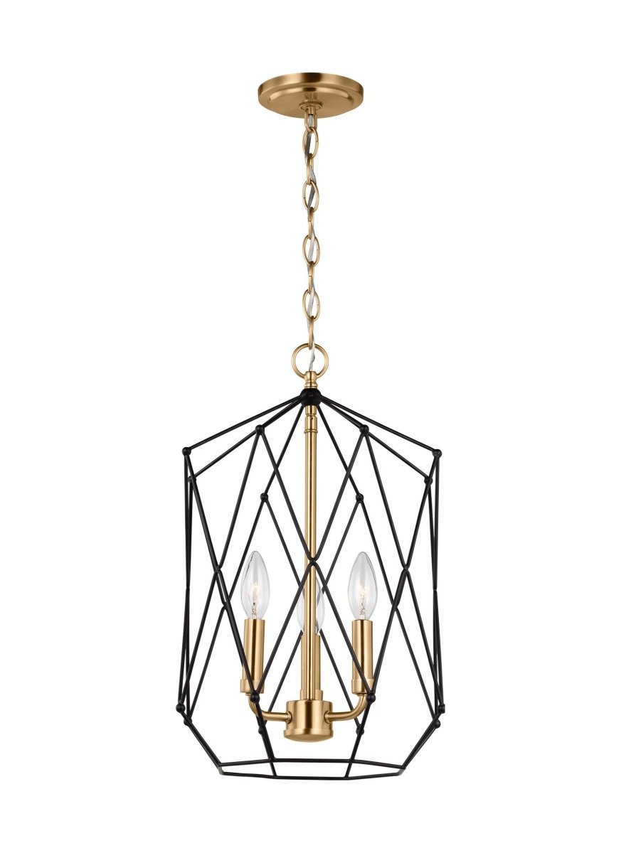 Lustre Zarra - Laiton satiné 23" by Visual Comfort Studio | Luminaires & cie