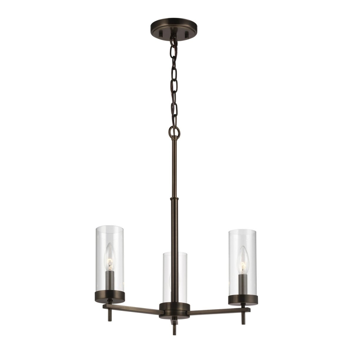 Lustre Zire - Bronze huilé brossé 18" by Visual Comfort Studio | Luminaires & cie