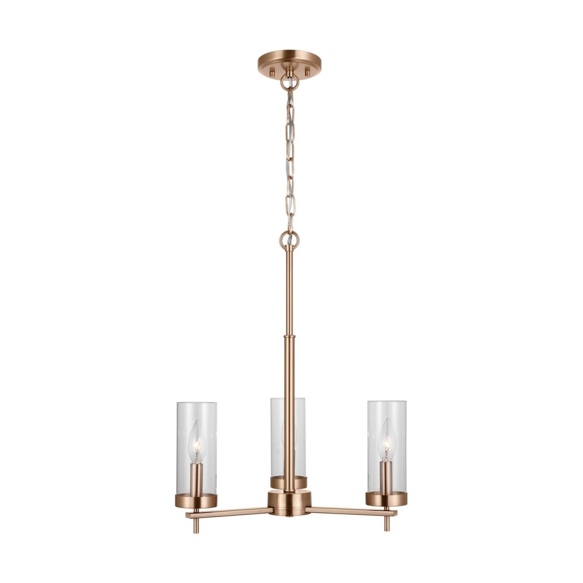 Lustre Zire - Laiton satiné 18" by Visual Comfort Studio | Luminaires & cie