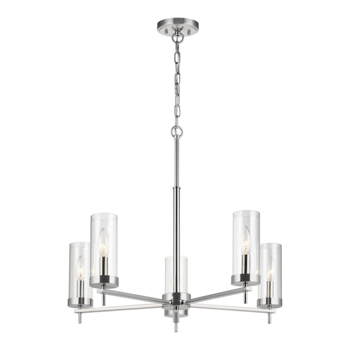 Lustre Zire - Chrome 26" by Visual Comfort Studio | Luminaires & cie