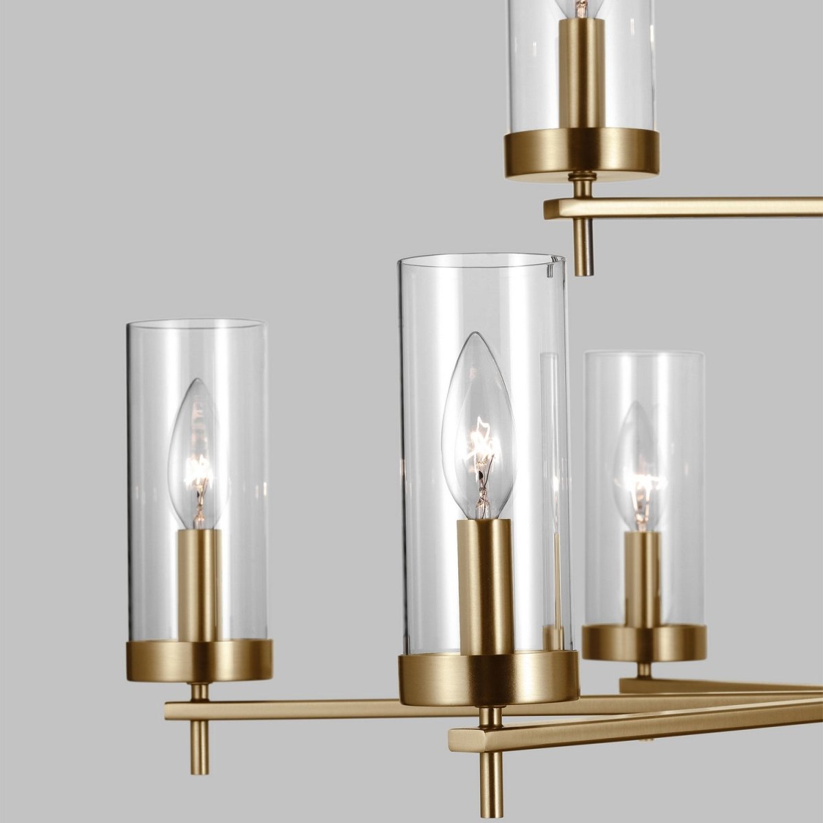 Lustre Zire - Nickel brossé 32" by Visual Comfort Studio | Luminaires & cie