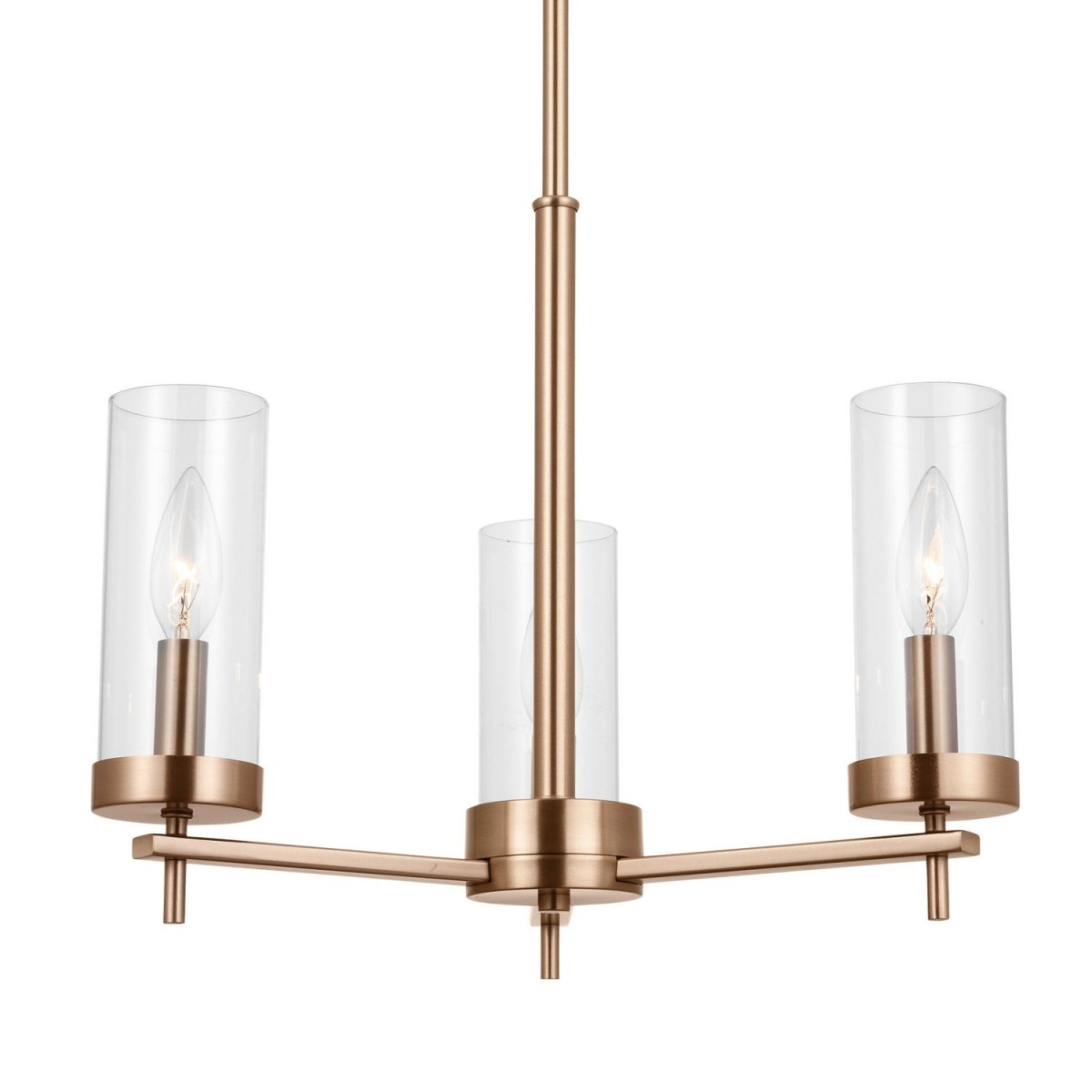 Lustre Zire - Nickel brossé 32" by Visual Comfort Studio | Luminaires & cie