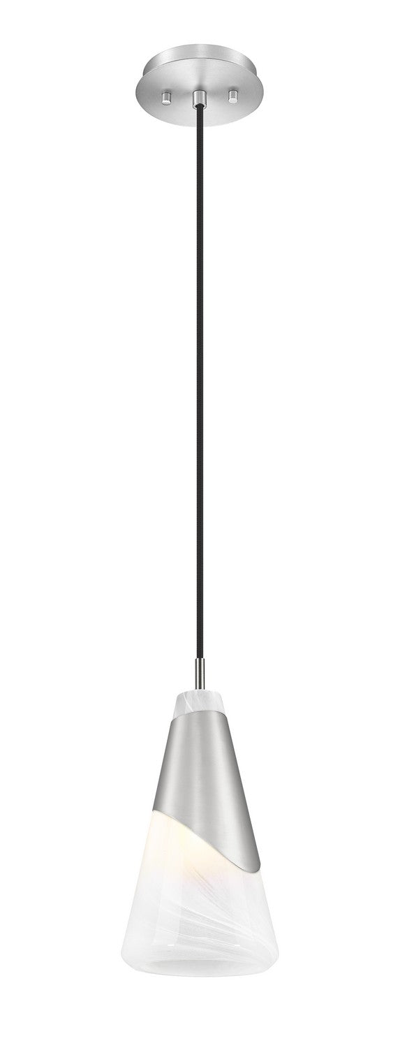 Mini-suspension Aimie Câble, Nickel brossé, 13 1/4" – vue 2