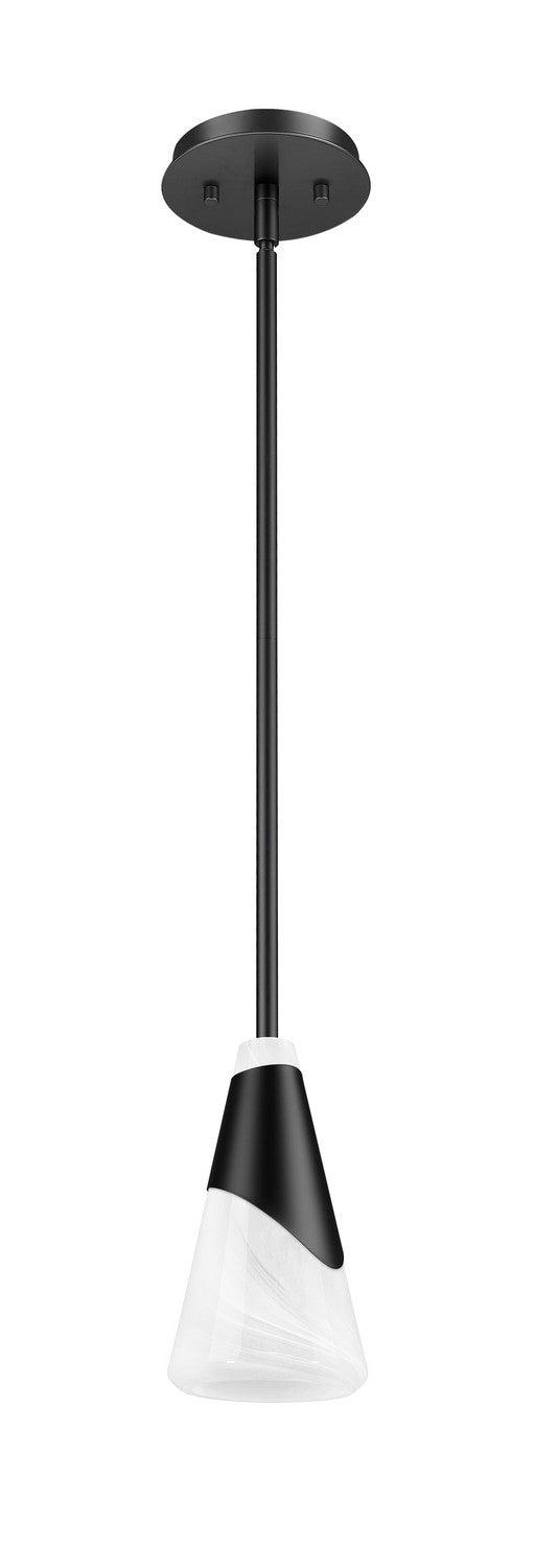 Mini-suspension Aimie Tige, Noir mat, 13 1/4" – vue 5