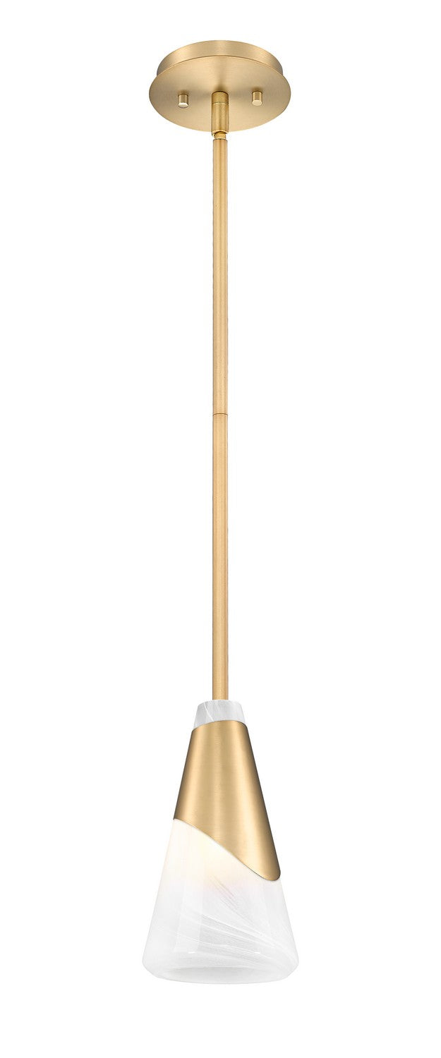 Mini-suspension Aimie Tige, Or moderne, 13 1/4" – vue 2