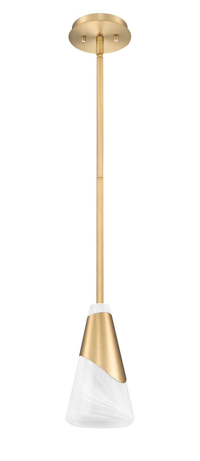 Mini-suspension Aimie Tige, Or moderne, 13 1/4" – vue 5