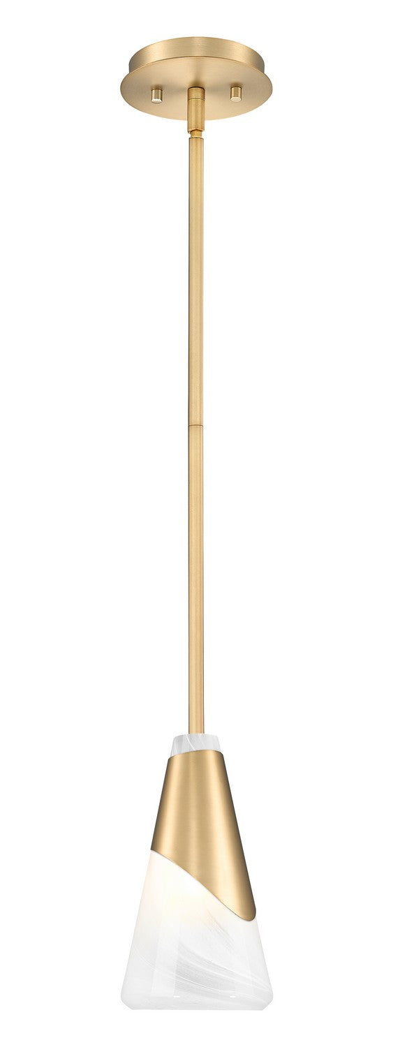 Mini-suspension Aimie Tige, Or moderne, 13 1/4" – Z-Lite
