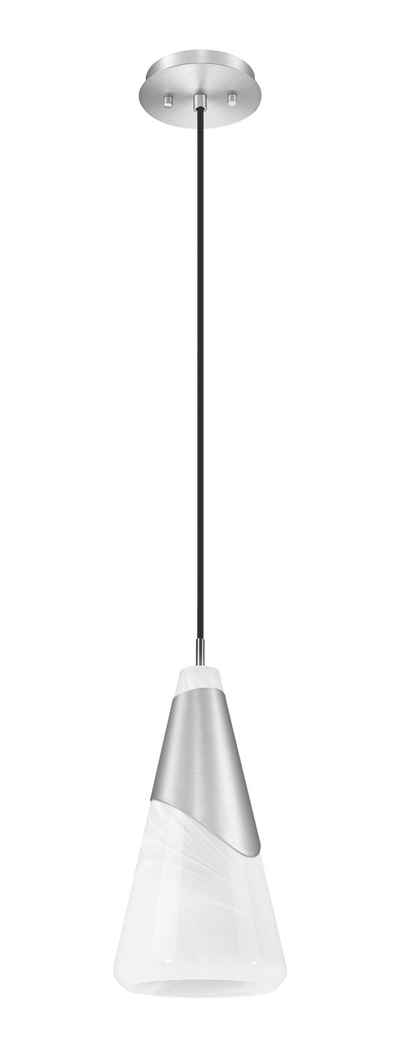 Mini-suspension Aimie Câble, Nickel brossé, 15 3/4" – vue 5