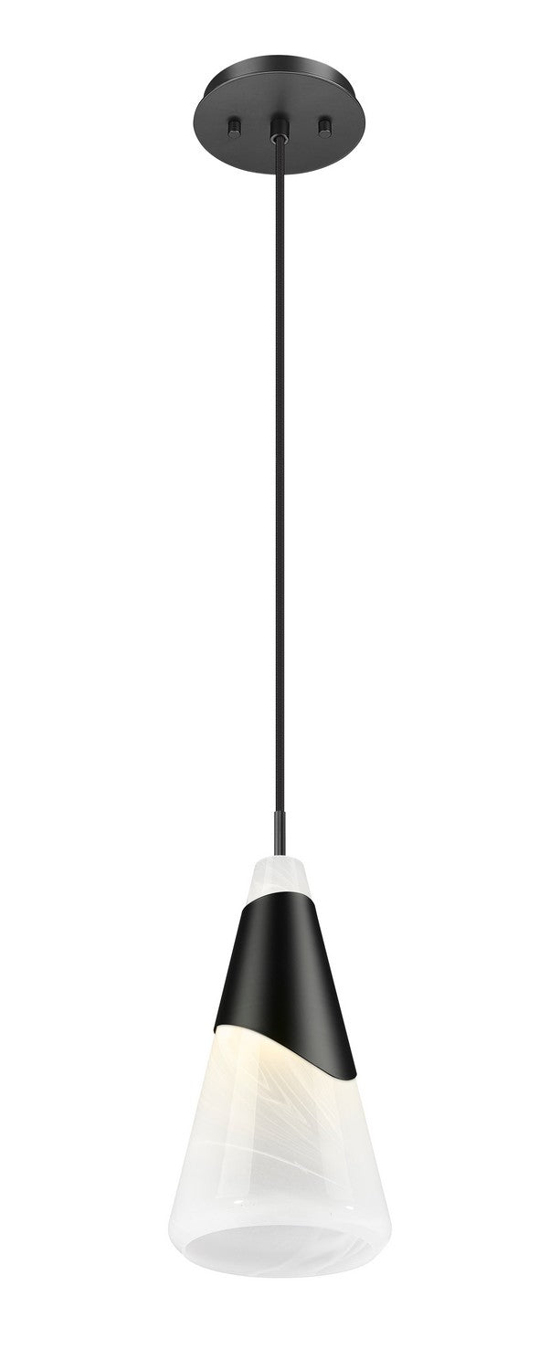 Mini-suspension Aimie Câble, Noir mat, 15 3/4" – vue 3