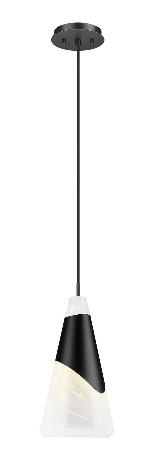 Mini-suspension Aimie Câble, Noir mat, 15 3/4" – Z-Lite