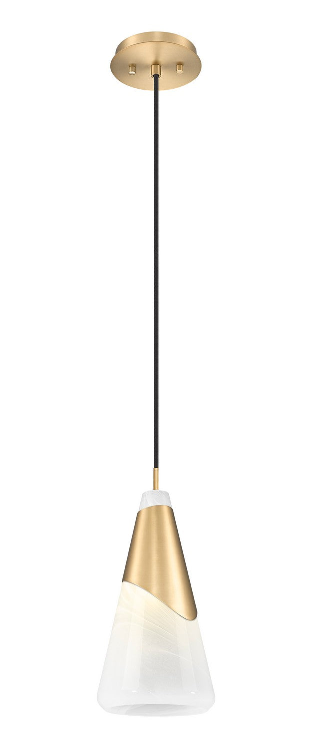 Mini-suspension Aimie Câble, Or moderne, 15 3/4" – vue 2