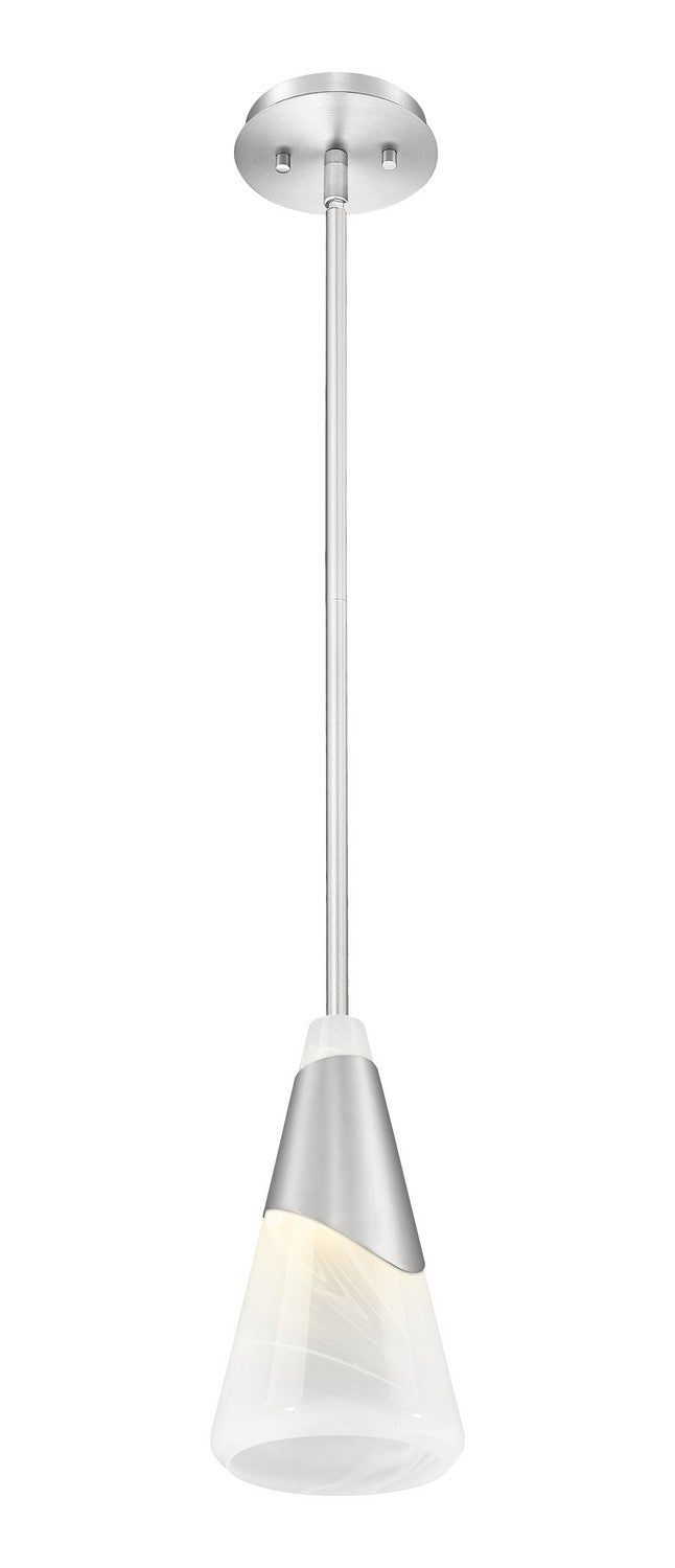 Mini-suspension Aimie Tige, Nickel brossé, 15 3/4" – vue 2