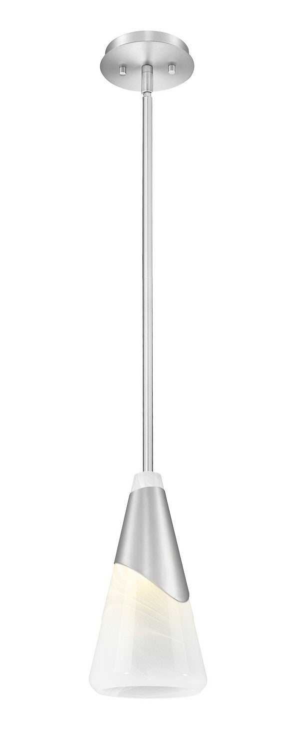 Mini-suspension Aimie Tige, Nickel brossé, 15 3/4" – vue 3